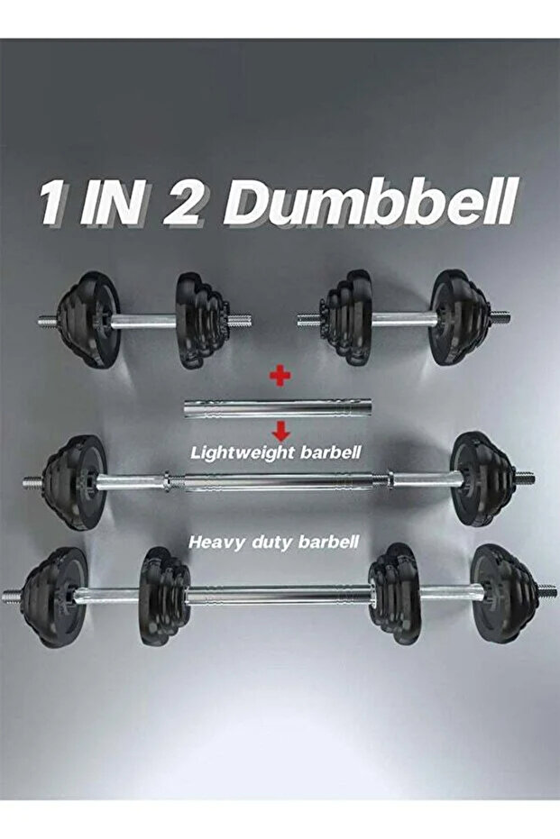 Compact dumbbell set 20kg - 7