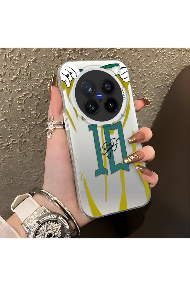 Vivo X200 Pro Compatible Silicone Edge Hard Back Case Couple Phone Case Neymar Patterned
