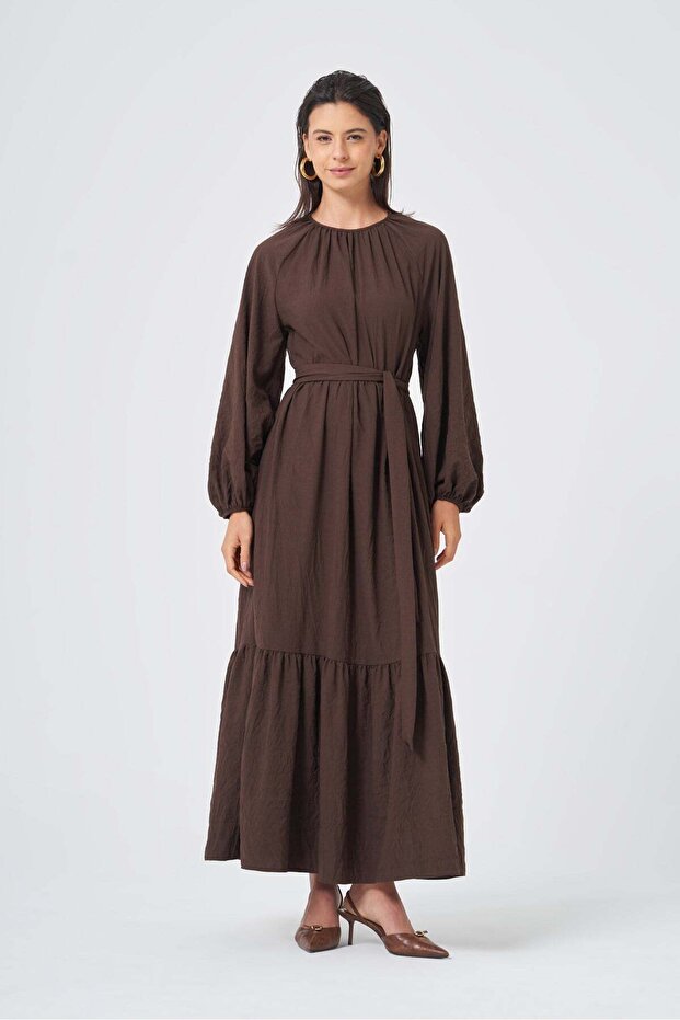 Women's Comfortable Fit Capella Dress Brown 31388