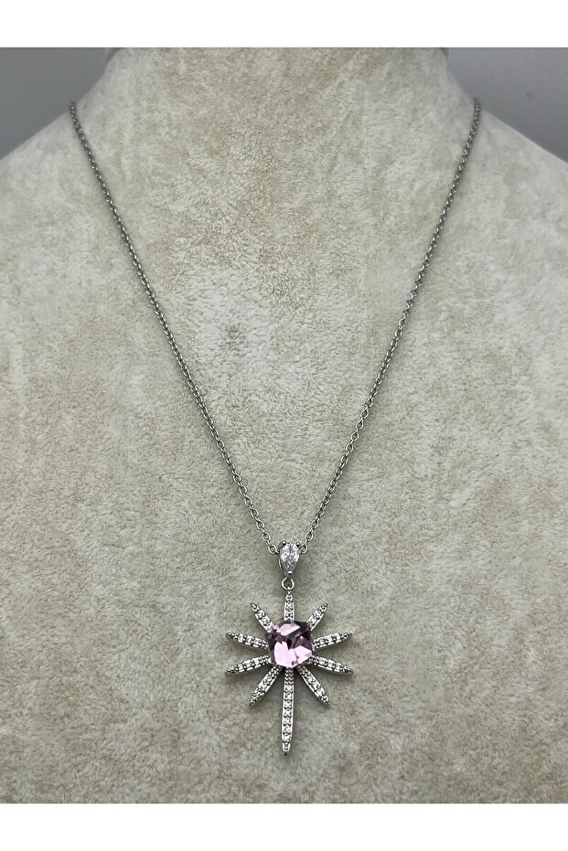 26Kly80 - Steel Starlight Necklace