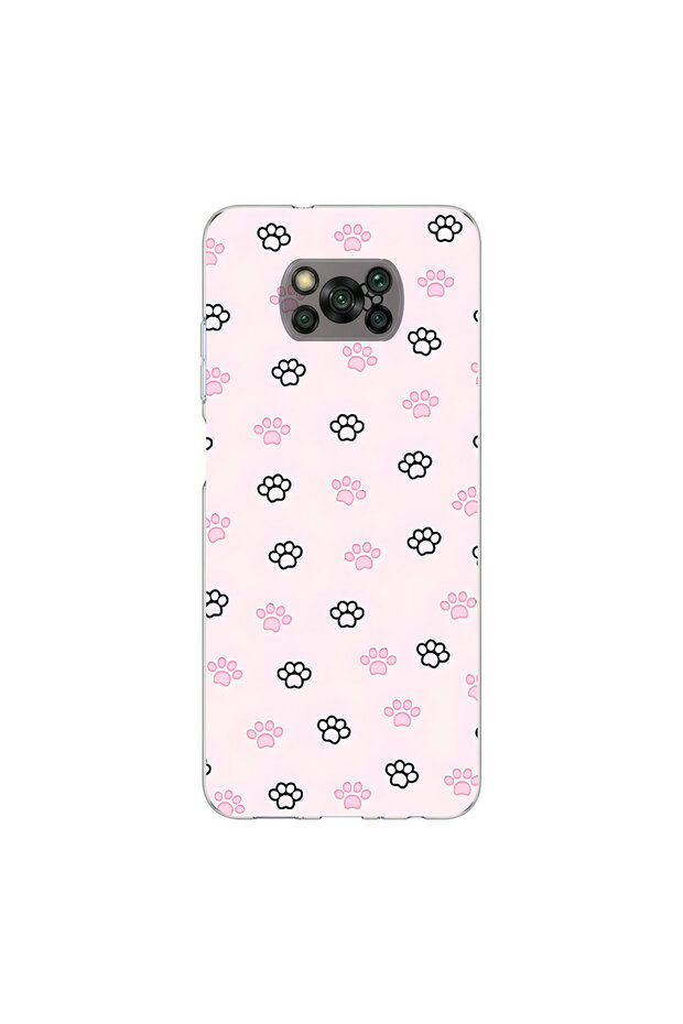 Poco X3 Pro Compatible Minies 3 Design Transparent Case