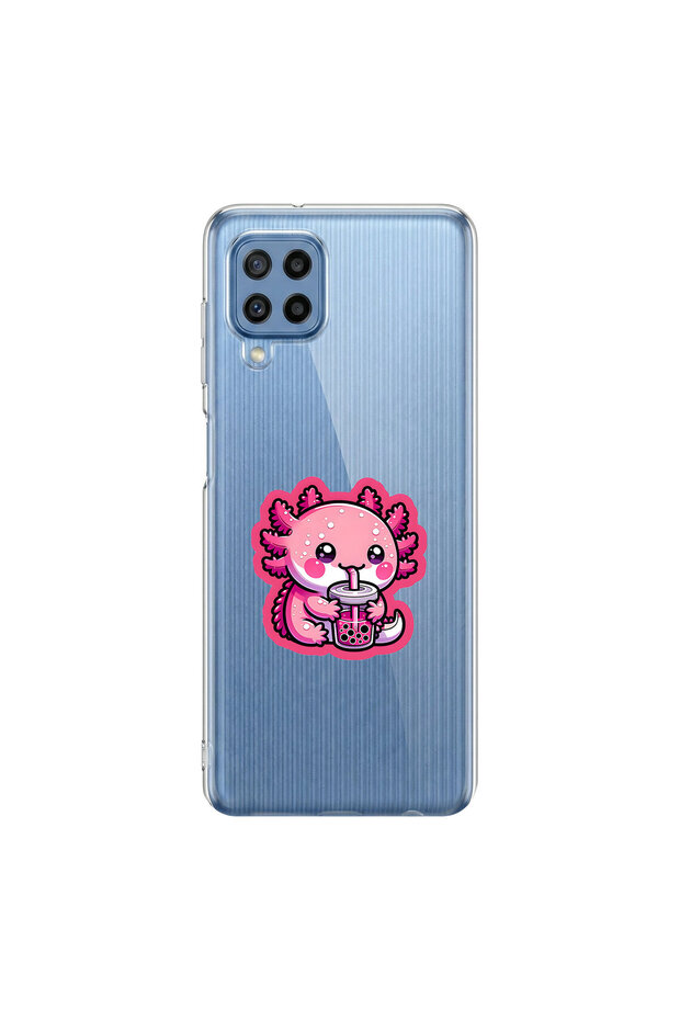 Samsung Galaxy M22 Compatible Minies 9 Design Transparent Case