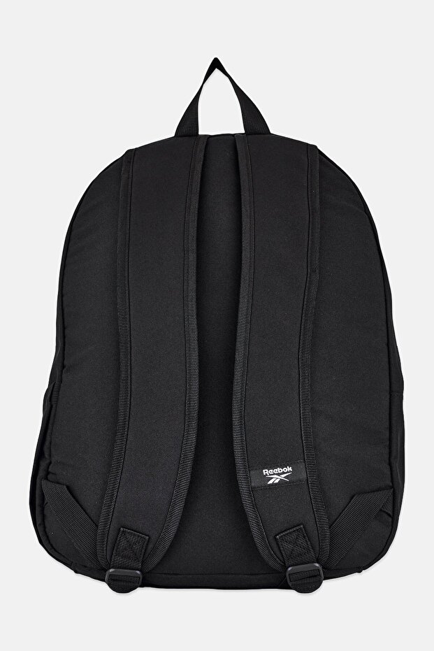 Men Brand Logo Vector Backpack, Black - 2