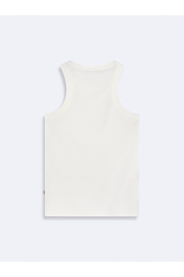 Camisole basic albă - 2