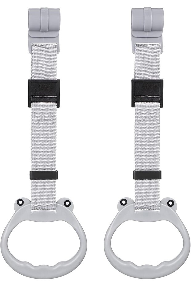 2-Pack Baby Playpen Pull Rings, Adjustable Toddler Walking Assistant Handles for Secure Grip