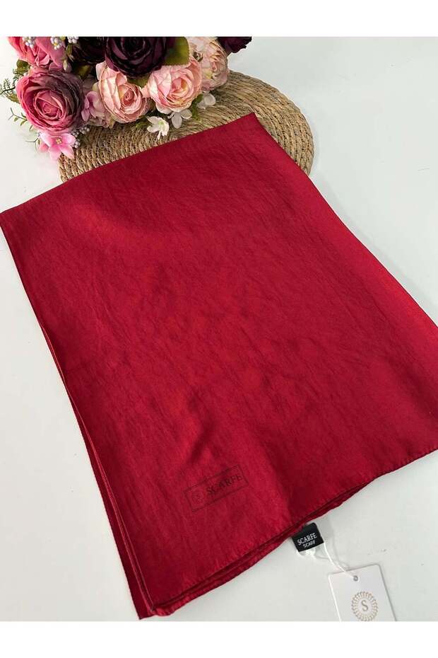 Scarfe Vual Shawl Dark Red Vh0414