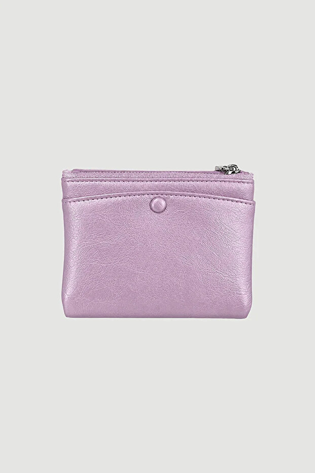 Patent Leather Wallet - Lilac