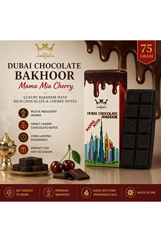 Dubai Shokliat Incense 75g from Holder Misk