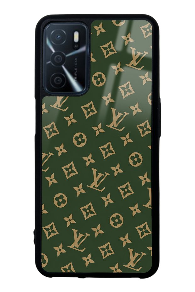 Oppo A16 Green Lv Design Glossy Phone Case