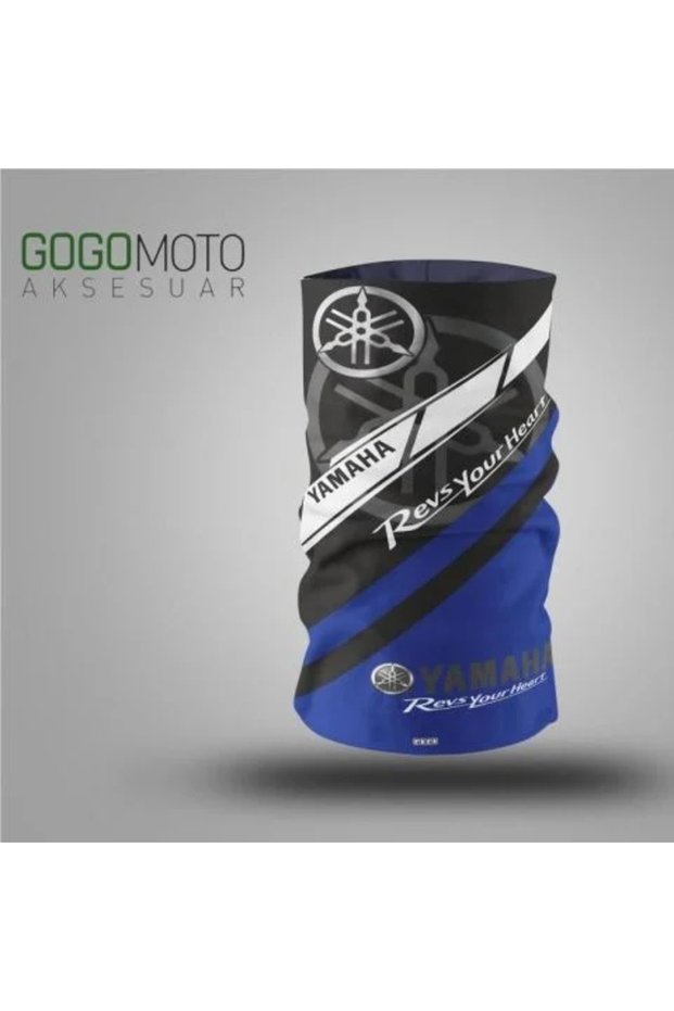 Buff Yamaha Blue Patterned