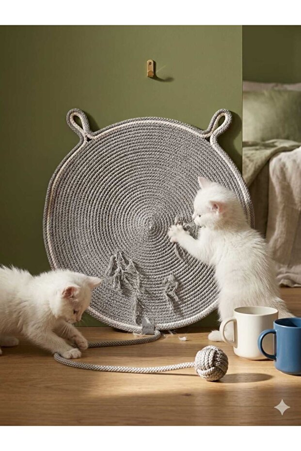 Cat Scratching & Play Mat Can Be Hanged on the Wall