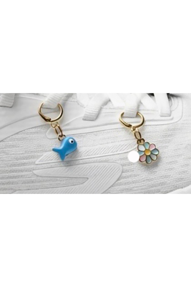 2-Pack Metal Charm Shoes / Bikini / Bag Etc. Multi-Purpose Buckle