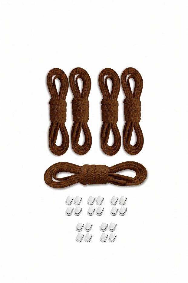 90 cm Metal Clip-On Elastic Laces | 5 Pairs