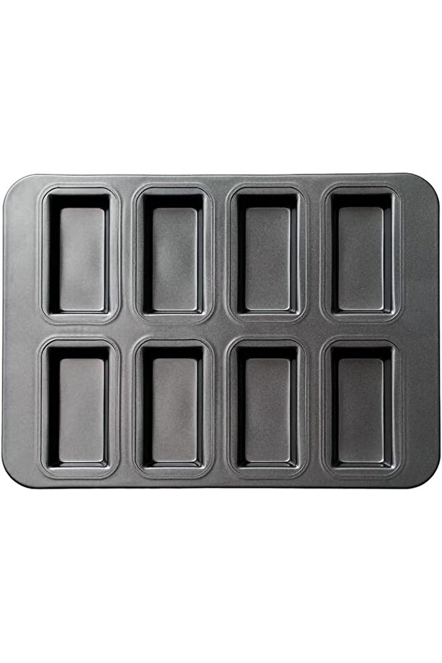 Financier Mould Financier Cake Pan Non-Stick Muffin Pan Biscuits Cookies Mini loaf Tray Bakeware for Oven