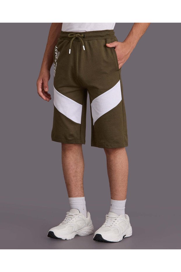 Senior Boys Olive Active Shorts