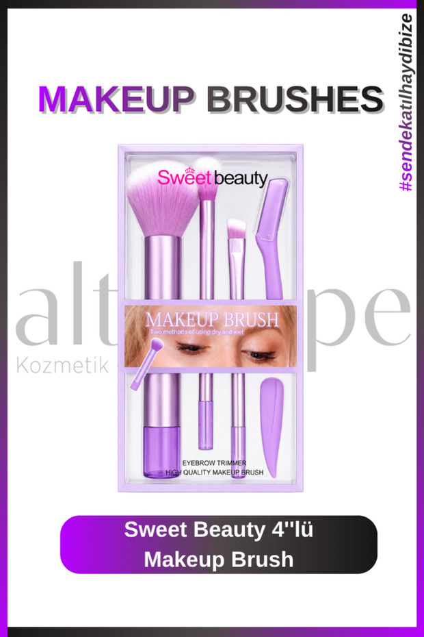 4'lü Makeup Brush