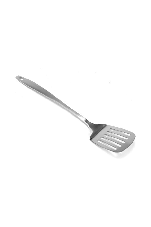 Stainless Steel Spatula Flat Turner Dishwasher Safe Silver Cooking Tool