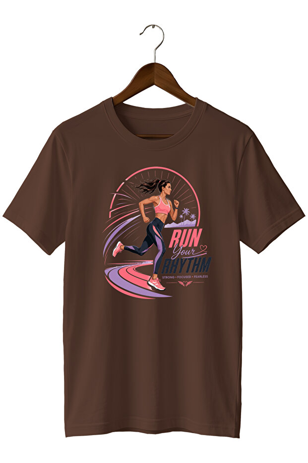 Runner Printed Training T-Shirt Sports T-Shirt
