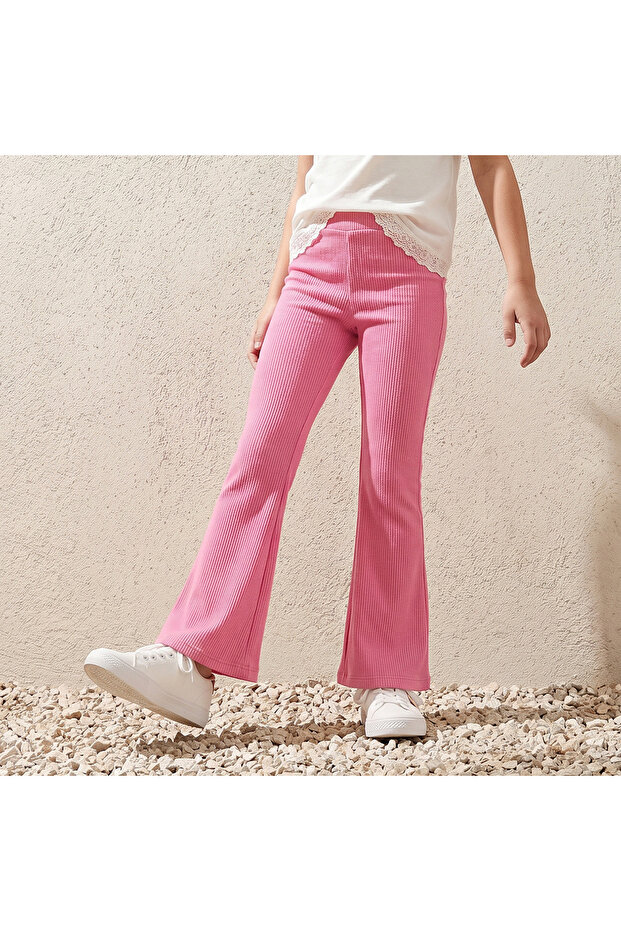 Leggings with Flared Hem