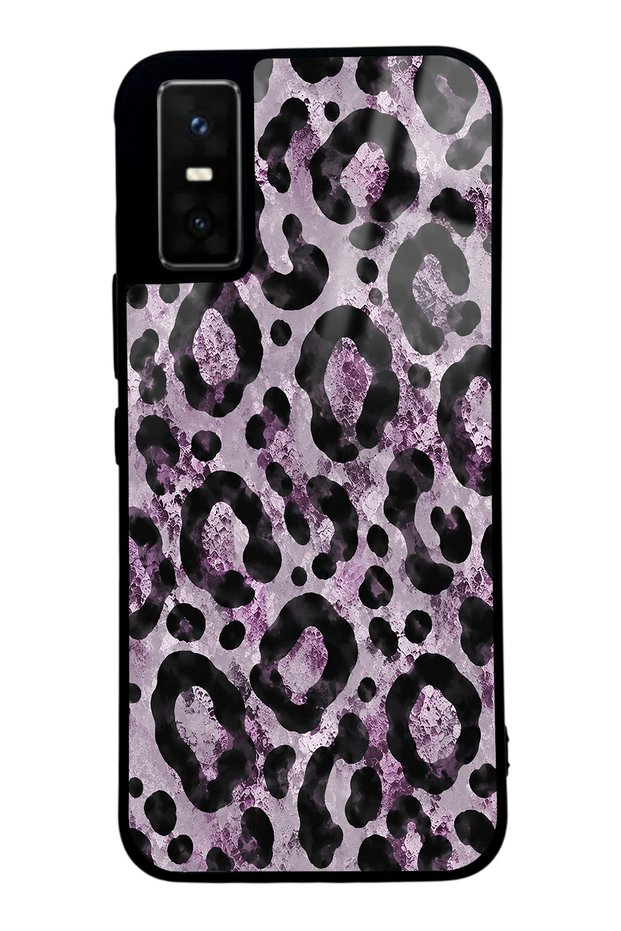Infinix Gt 30 Pro Soft Lilac Leopard Design Glossy Phone Case
