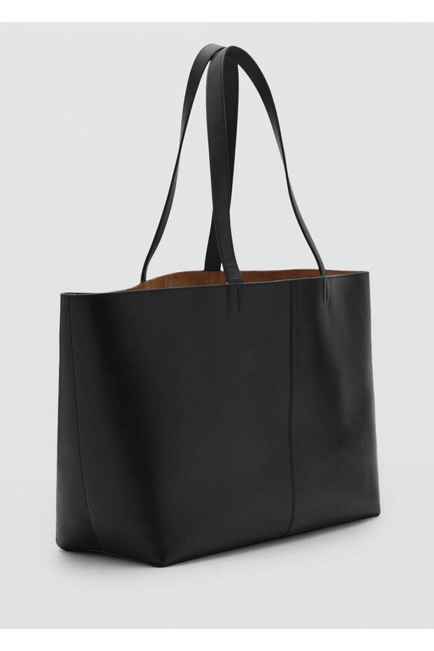 Large Leather Shopper Bag