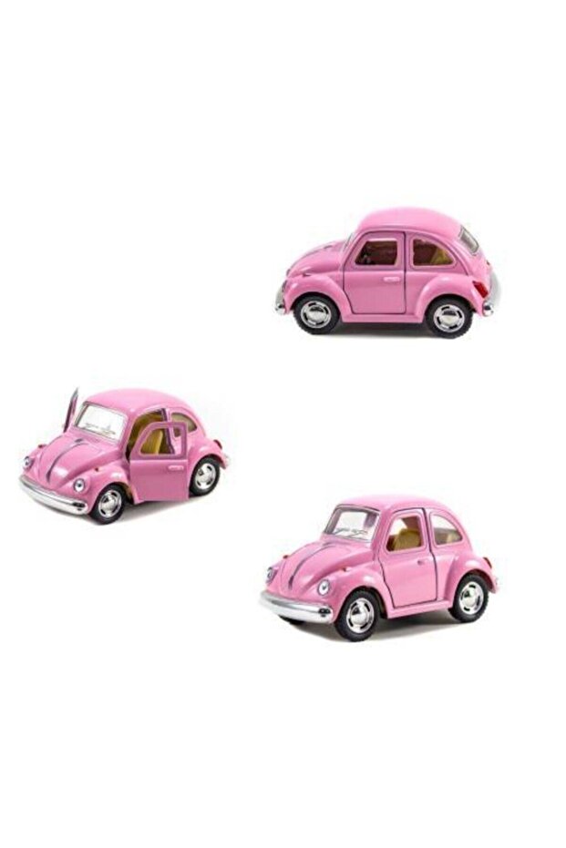 Metal Vosvos Car Pink Cute Vosvos Pull Drop 10 cm
