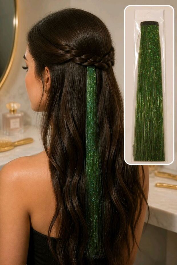 90 cm Rainbow Color Thin Hair Accessory