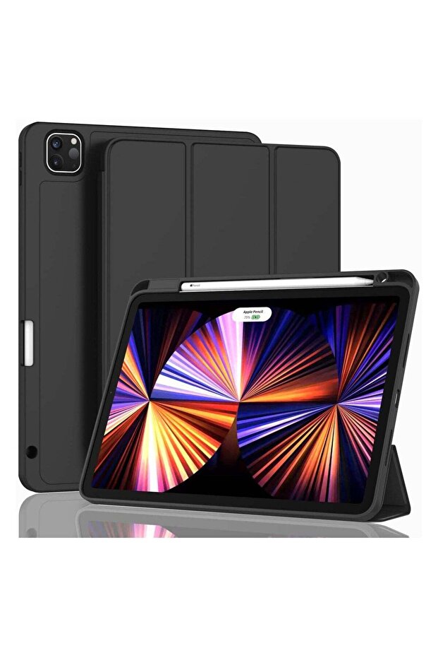 Touch ID and Auto Wake/Sleep Pencil Charging Case with Pencil Holder for iPad Pro 11 inch 2022(4th Gen)/2021(3rd Gen)/2020(2nd Gen)
