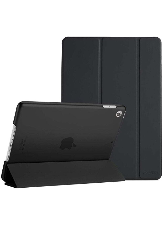 iPad 10.2 Case - 9th, 8th, 7th Gen (2021, 2020, 2019) - Slim Stand Hard Back Shell Smart Cover - Black
