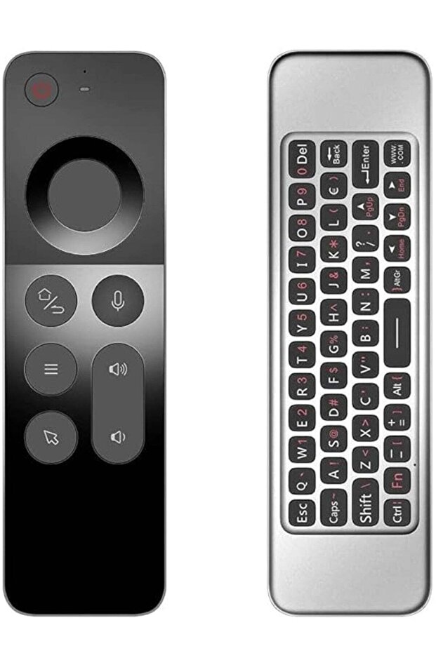 W3 2.4G Wireless Air Mouse Keyboard with Voice Control & IR Learning – 6-Axis Motion Sensing Remote for Smart TV, Android TV Box, PC