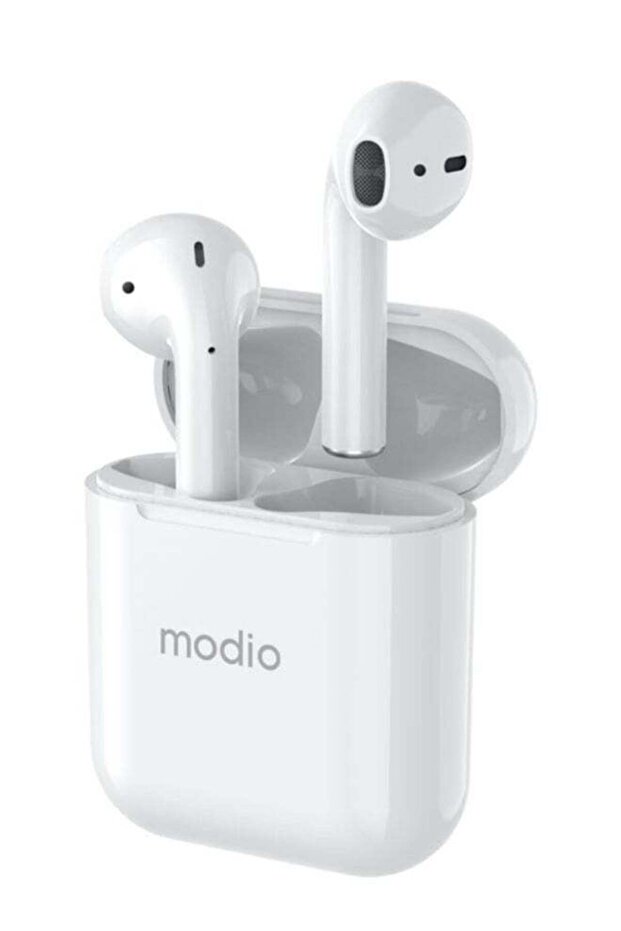 ME1 True Wireless Stereo Headset (White) with Complimentary Black Protective Case