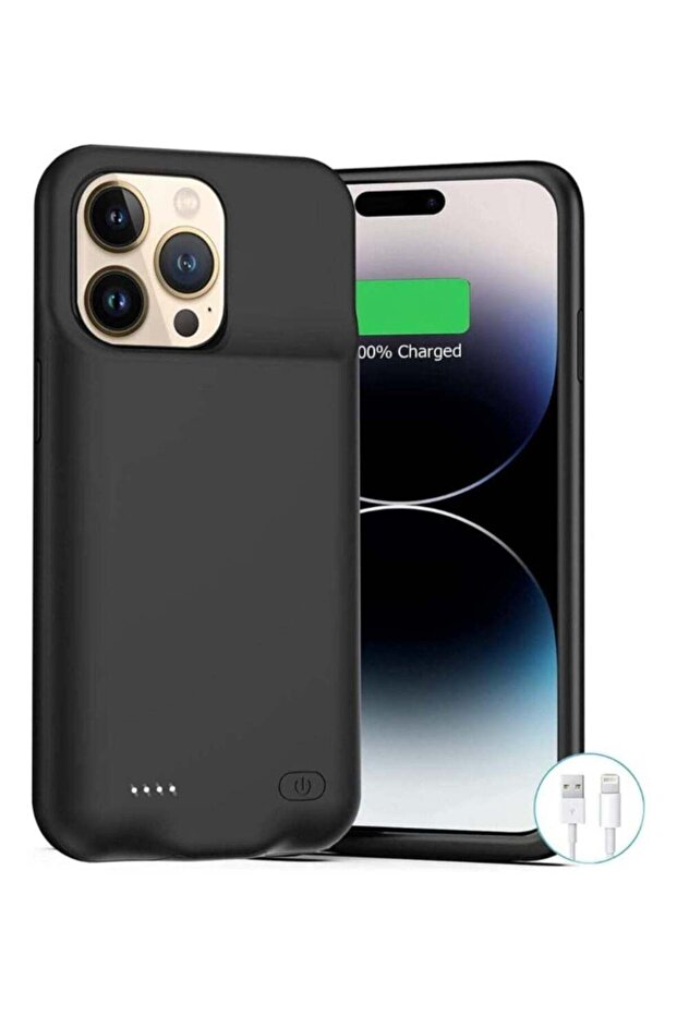 Battery Case for iPhone 14 Pro Max, 4500mAh Rechargeable Portable Charging Case