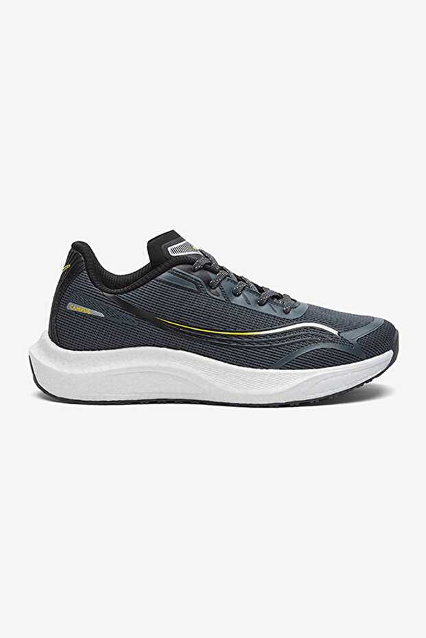 Men JARVIS Cloud Cushion Lace-Up Running Shoes-Black