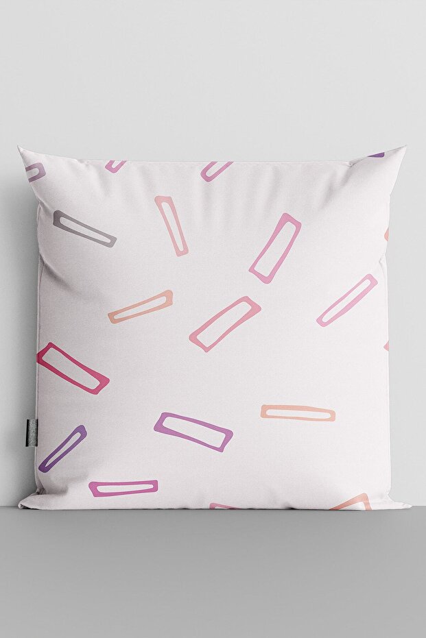 Colorful Lines Double Sided Digital Printed Pillow Throw Pillow Cover-504