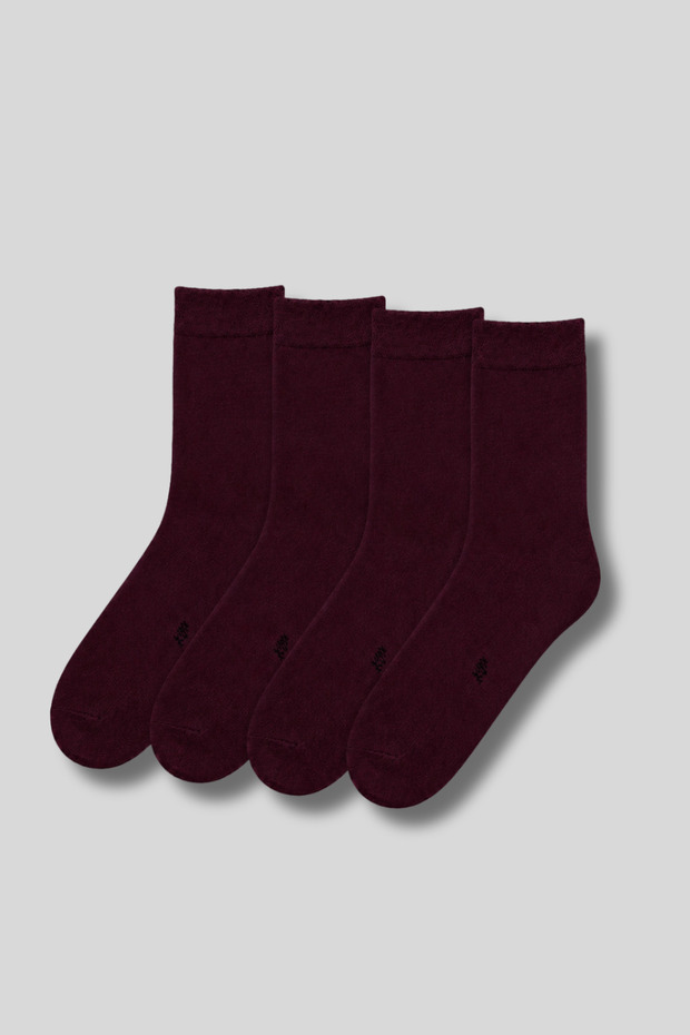 Men's 4-Pack Bamboo Medium Length Socks