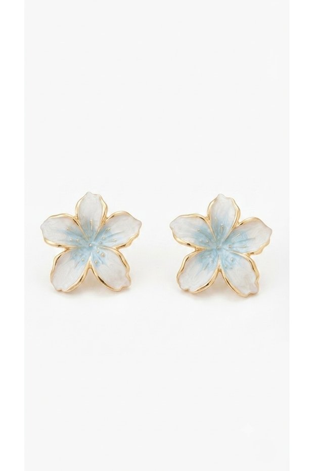 Gold Mine Flower Earrings