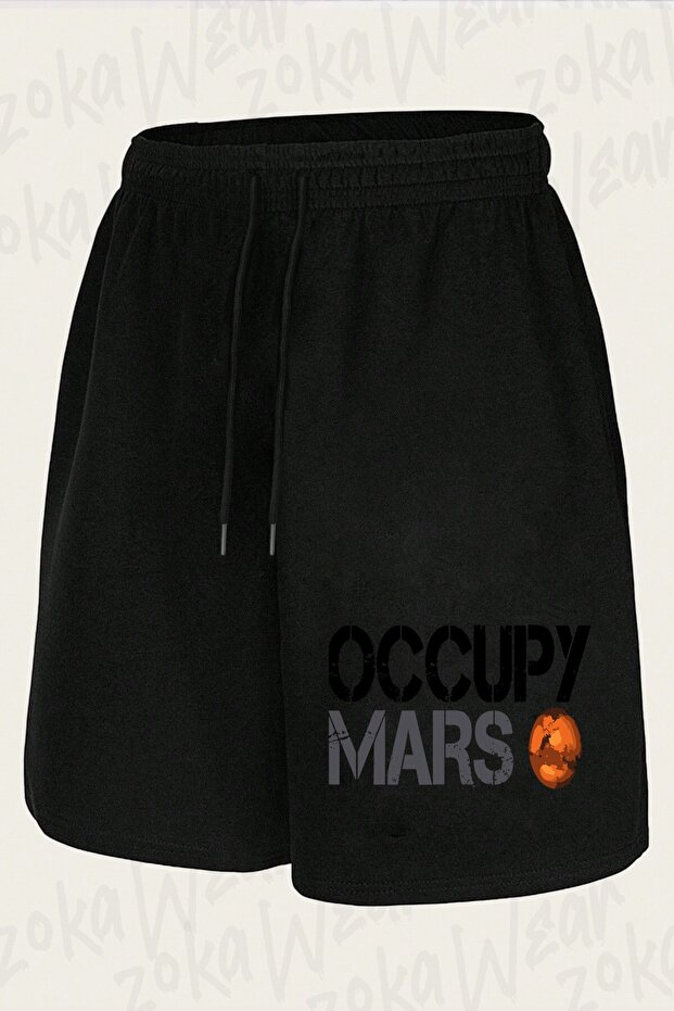 Unisex Occupy Mars,Space Planet,Spacex Design Printed Shorts