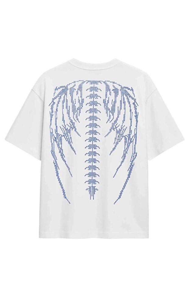 Stoned Winged Oversize Premium T-Shirt