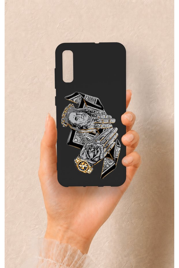 Samsung A70 Compatible Self Made Patterned Silicone Case