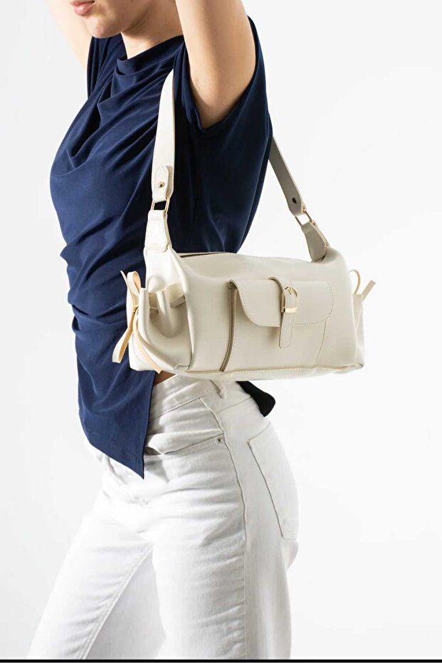 Marino Model Women's Hand and Shoulder Bag with Pockets