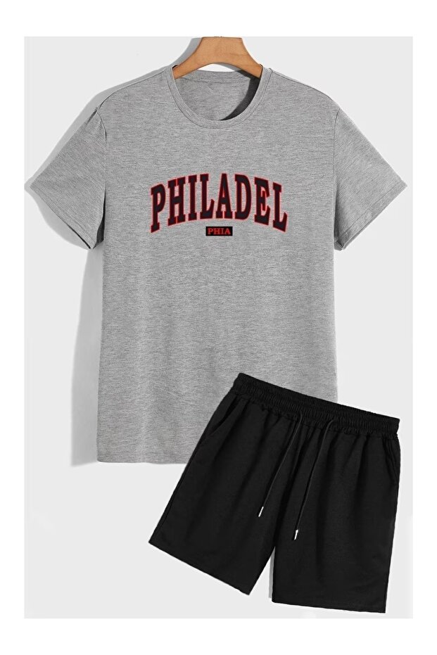 Summer Collection New Arrival T-Shirt & Shorts Set Printed Pattern Lightweight & Cool Fabric for All-Day Comfort