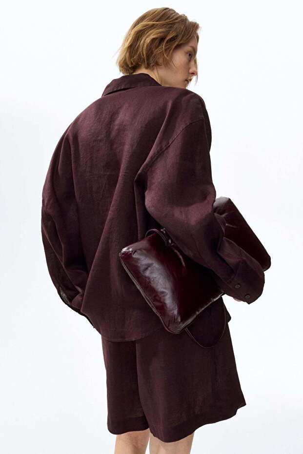 Oversized linen shirt