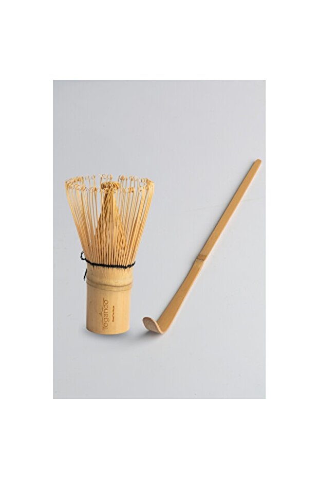 Natural Matcha Bamboo Brush and Measuring Spoon Set (2 Pieces)