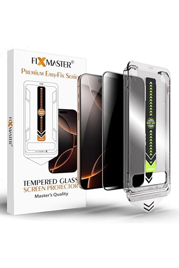 زجاج حماية (الخصوصية) من نوع Ghost (الفيكتوريا) متوافق مع هاتف iPhone 17 Pro Max من edl shop، سهل التركيب وسهل التثبيت.
