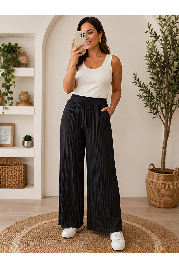 Summer Comfortable Pants Black