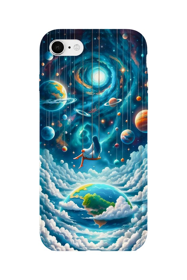 iPhone 8 Compatible Printed Transparent Phone Case |   Collection: Cosmicwhisper Skyset