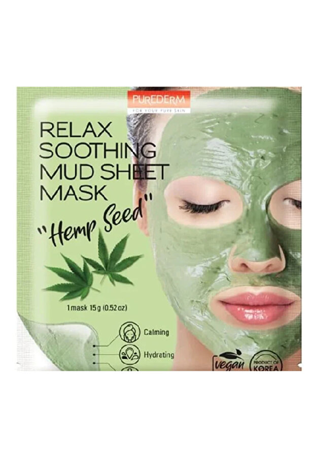 Relax Soothing Mud Sheet Mask 15g