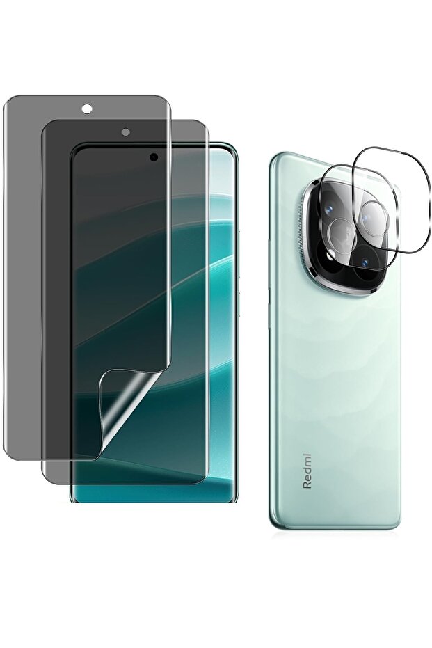 Xiaomi Redmi Note 14 Pro+ 5G Ghost Screen Protector جيلاتين رفيع وواقي عدسة