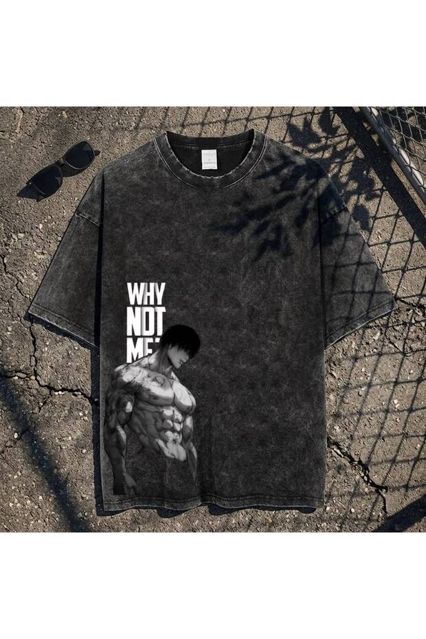 Vintage Washed Graphic Printed Unisex Oversize T-Shirt 🎨