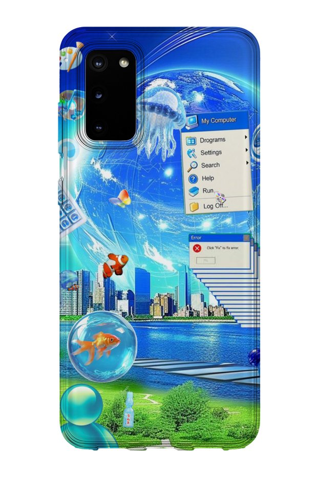 Samsung Galaxy S20 Compatible Printed Transparent Phone Case |   Collection: Aeroglass Mirage